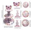 Cartoon Cake Stand Butterfly Taylor Cartoon Themed Birthday Party Decorative Cake Set Table Shelf