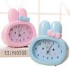 Детские игрушечные настольные часы с милым кроликом, цифровые настольные часы с заячьими ушками, будильник, студенческий подарок, детские часы
