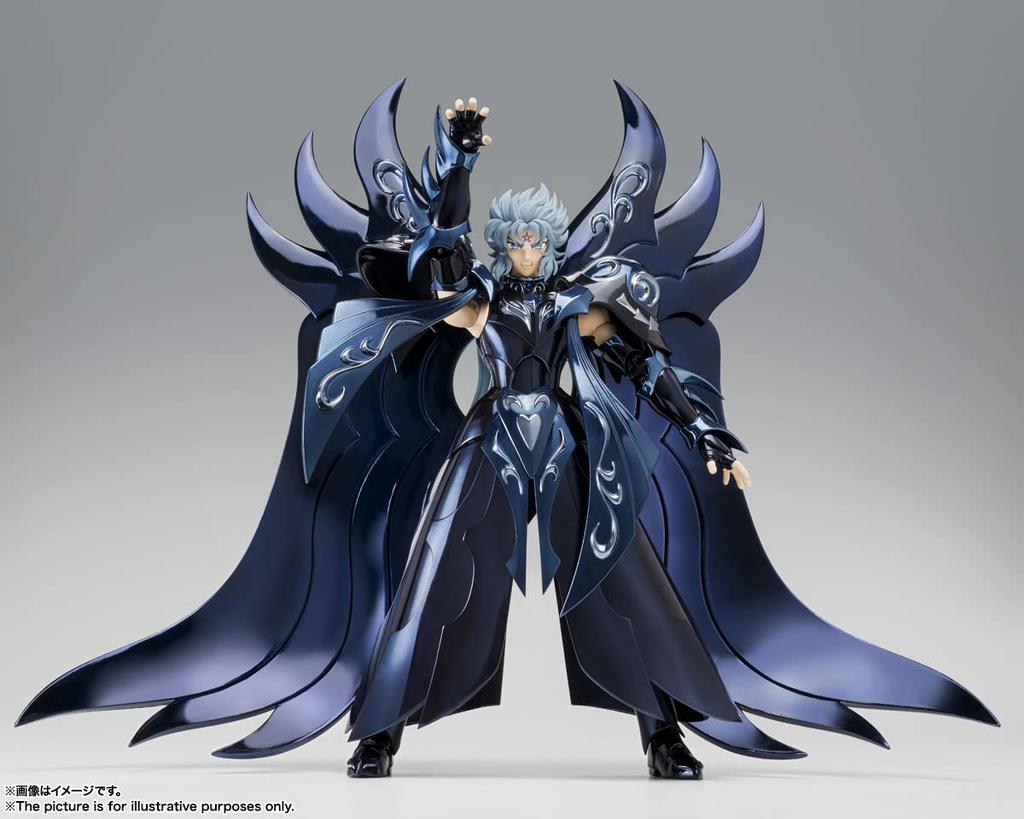 TAMASHII NATIONS Saint Cloth Myth EX Saint Seiya Бог Смерти Танатос 180 мм Окрашенная Подвижная Фигурка Прибл.. АБС и ПВХ и литье под давлением