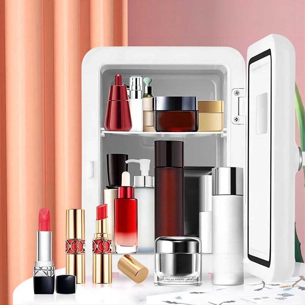 4 л Многофункциональный холодильник для косметики, масок, напитков, общежития, свежести, холодильник, для автомобиля, дома, мини-портативная морозильная камера