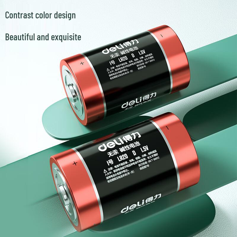 Deli LH100 D-Cell Alkaline Battery CN plug (adapter included)