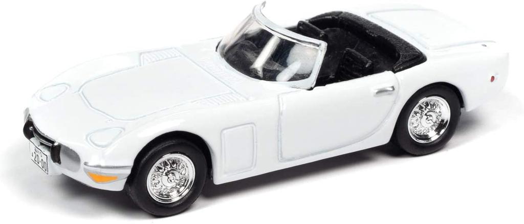 JOHNNY LIGHTNING James Bond 007 Only Live 1967 Toyota 2000GT Diecast Model White 164 "You Twice" Car, [Used]