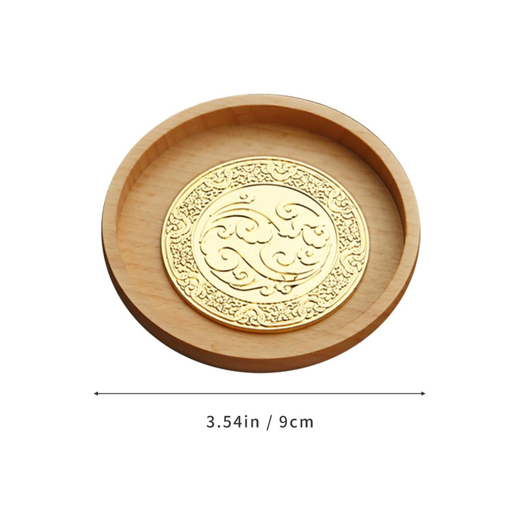 Подставка под чашку из металла в китайском стиле, деревянная теплоизоляционная подставка под чашку, подставка под чашку для чая, кофе, молока, кухонные принадлежности