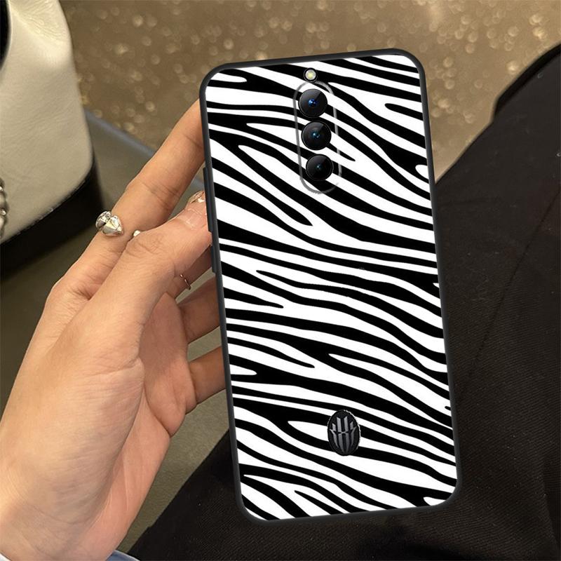 Чехол с принтом «Полосы зебры» для Nubia Red Magic 8 8S Pro Plus 6 7 8 Pro 6S 7S Pro 6R 5S 5G Мягкая защита Capa