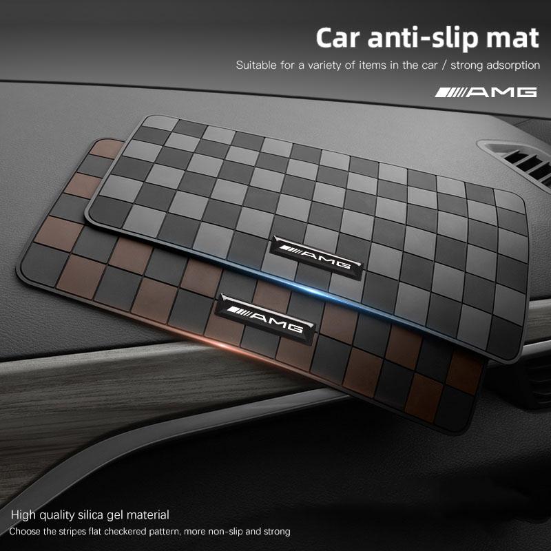 Car Interior Dashboard Non Slip Mat Pad Auto Accessories For Mercedes Benz AMG W204 W205 W203 W211 W212 W213 W206 W210 W169 W202 BA3