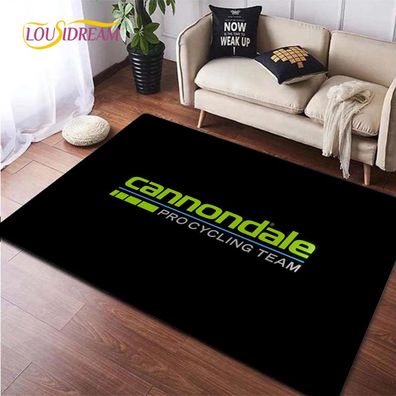 Bicycle logo Carpet for Living Room Bedroom Rugs Kitchen Kids Door Unslip Floor Mat Birthday gift photography props Alfombra Rug