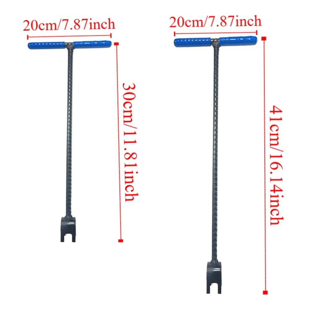 Sturdy Steel Water Meter Key Heavy Duty Threaded Valve Shut Off Spanner  Underground Valves