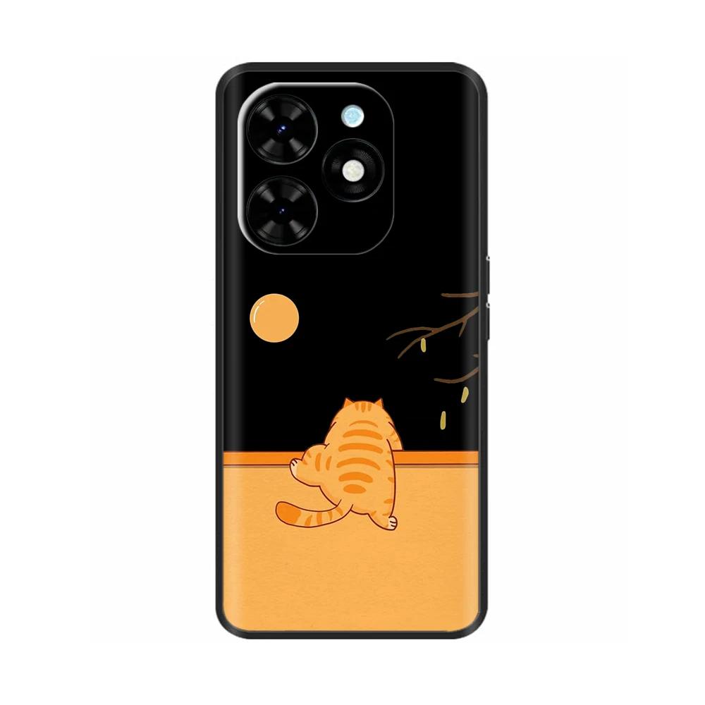 Чехол для Spark Go 2024 для Tecno Spark Go 2024 Чехол для телефона Милый панда Задняя крышка для Techno Spark Go 2024 Защита Coque Fundas