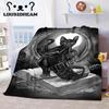 Witch Black Cat Halloween Throw Blanket Cat Mysterious Divination Witchcraft Lucifer Portable Flannel Blanket for Bedding Travel
