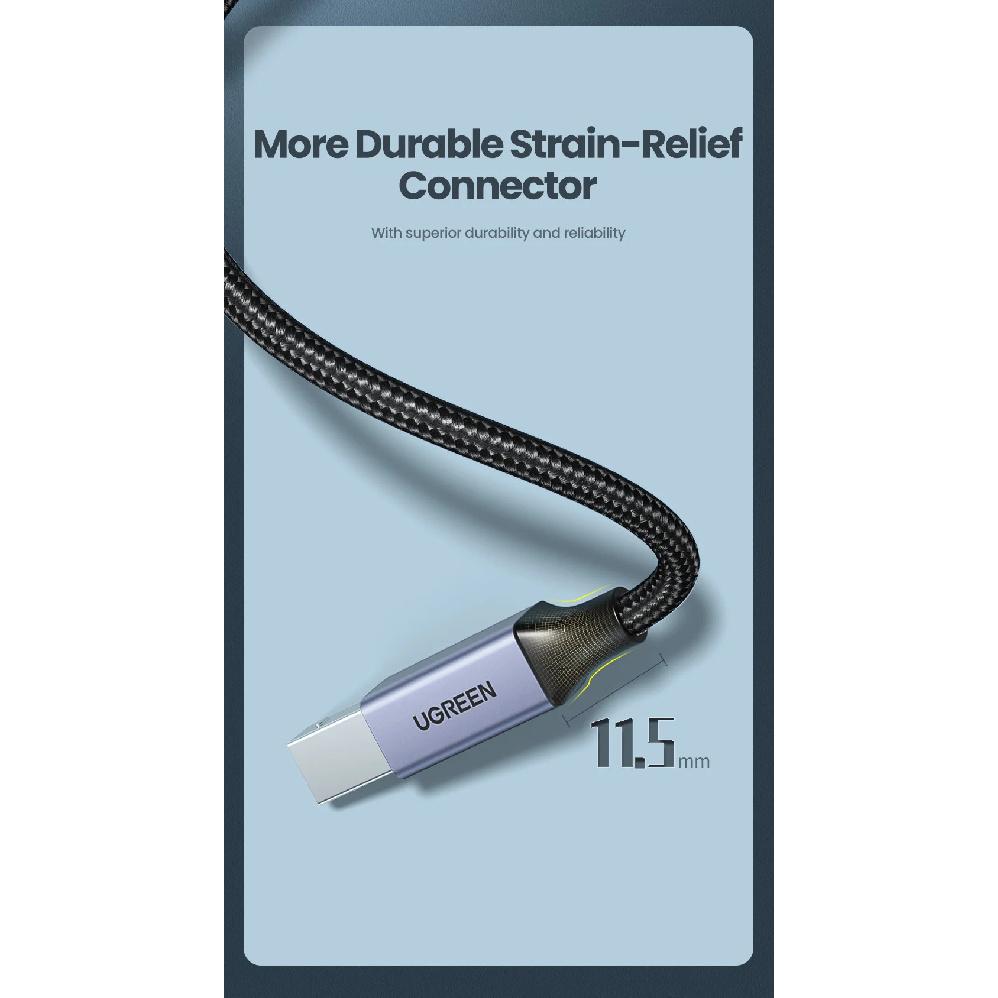 Кабель Ugreen USB C - USB Type B 2.0 для нового MacBook Pro, принтеров HP, Canon, Brother, Epson, Dell, Samsung, сканеров Type C