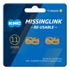 KMC Missing Link Shimano SRAM CL555R 2 комплекта многоразовые 11-скоростные