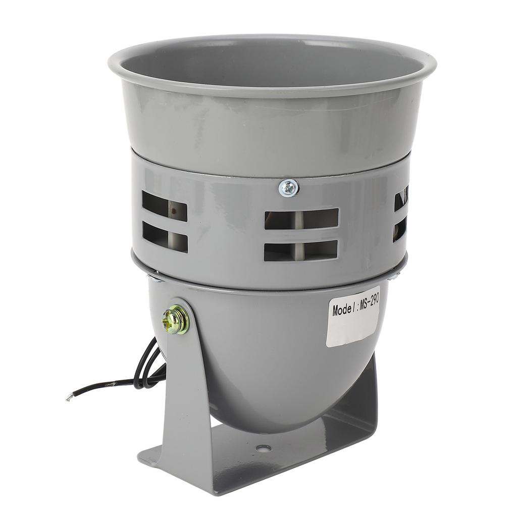 Промышленный аварийный зуммер Сирена с моторным приводом 120 дБ 40 Вт Корпус из серого чугуна Пожарный горн Электронный компонент