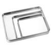 Stainless Steel Square Baking Plate Nonstick Pizza Barbecue Shelf  Cooking Roasting Grilling Tool