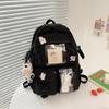 Милый рюкзак с мультяшной девочкой, высококачественный школьный рюкзак для девочек, рюкзак для создания стильного образа в Instagram, легкий школьный рюкзак для школьников.