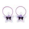 Sanrio Kids Accessories Shakashaka Ponytail Holder Set of 2 Kuromi Kuromi xx cm Character 910279 SANRIO (САНРИО) Куроми-тян 3.5 3.5 0.7