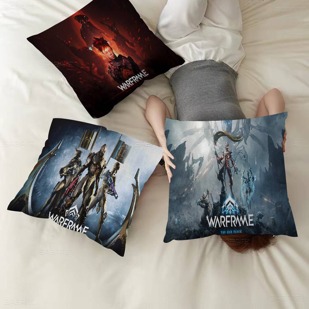 Warframes Gamer Pillowcase Toon Gift Cushion Cover Bedroom Home Sofa Chair Seat Decor Pillow Case