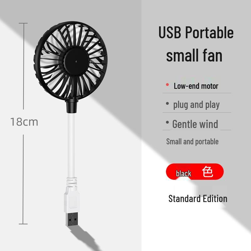 Portable Silent USB Mini Fan for Baby, Dorm, & Desktop with High Wind Power