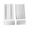 Aluminum Alloy Electronic Case Project Box Sandblast Oxidized Silver Protective Case 68 X 145 X 250mm