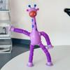 Телескопическая Жираф-Игрушка со Светом Растягивающиеся Pop-Трубки Жираф Моторика Детей