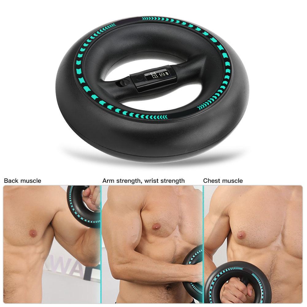 ABS Электронный нескользящий дугообразный руль Тренажер для силы рук и запястий Фитнес-оборудование для мышц груди и спины