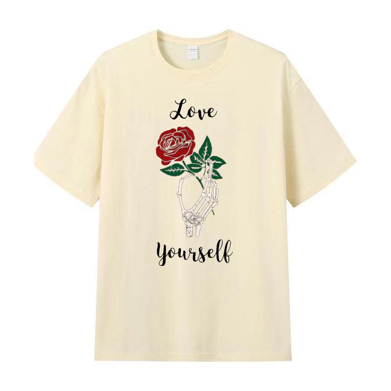 Летняя мужская футболка высокого качества из хлопка с короткими рукавами и принтом, женская футболка, модная спортивная рубашка, повседневный топ для бега