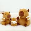 Plush Toy Capybara With French Fries Pp Cotton Stuffed Animal Gift Kids For