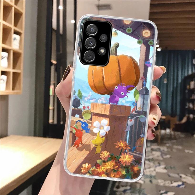 Игровой P-PikminS 4 Мягкий чехол для телефона для Samsung Galaxy A52 A42 A32 A22 A12 A02S A51 A50 A41 A31 A21S A71 A40 A30S A20E A10S A70