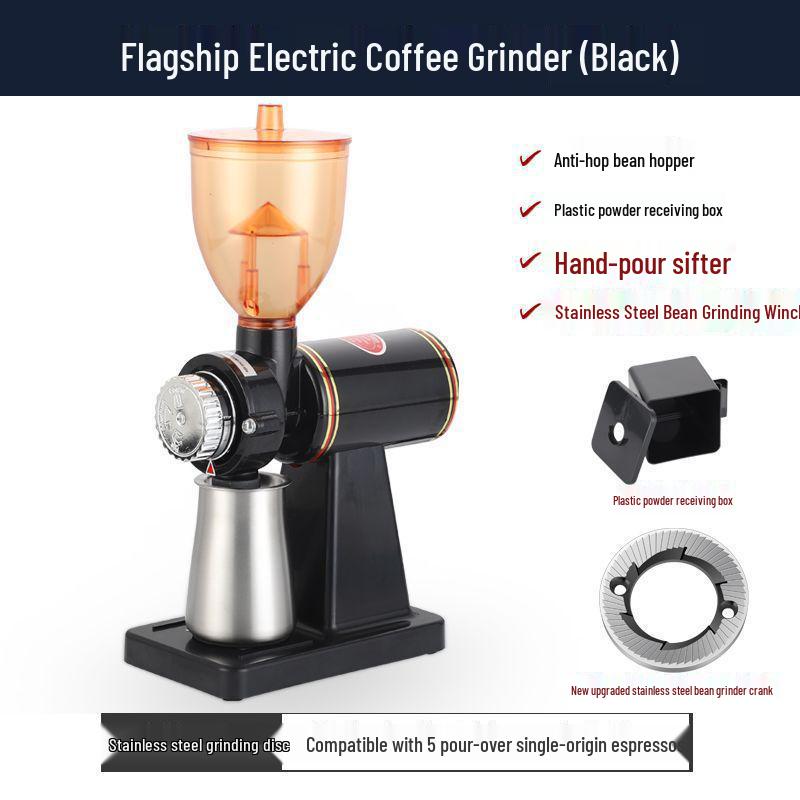 Electric Coffee Bean and Powder Grinder for Household Drip Brewing