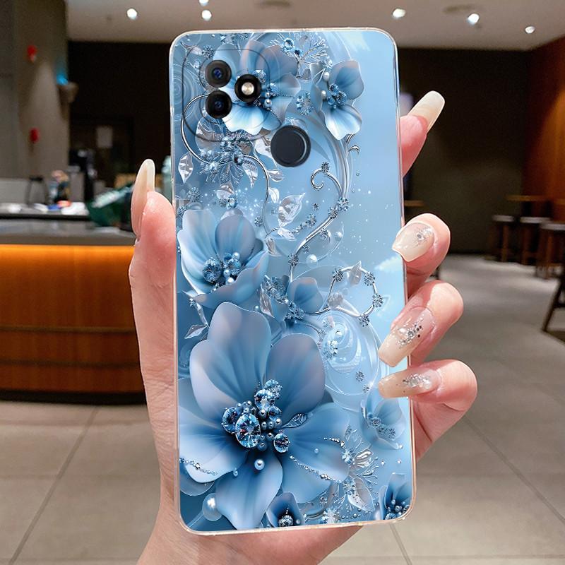 Для ITEL Vision1 Plus P36 Pro Чехол Прозрачный Роскошный Модный Бабочки Цветы Мягкий ТПУ Чехол Для ITEL Vision 1 Plus itelP36 Корпус