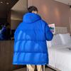 Пуховик куртка новый стиль мужской зимний новый международный 90 пух гонконгский стиль модный мужской молодежный уличный утолщенный