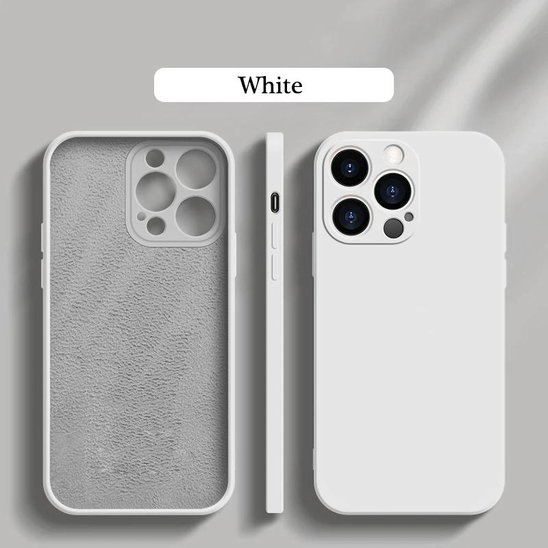 Роскошный официальный жидкий силиконовый чехол для телефона iPhone 16 15 14 13 11 12 Pro Max 16 Plus ультратонкий нескользящий чехол