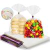 Clear Drawstring Packaging Bag for Cookies, Bread, Candy, and Baked Goods