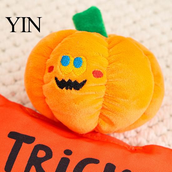 Halloween Pet Toys for Dogs Dog Squeaky Chew Toy, Funny Pumpkin Grim Reaper Spider Ghost Durable Aggressive Chewers Plush Stuffed Toy Small,