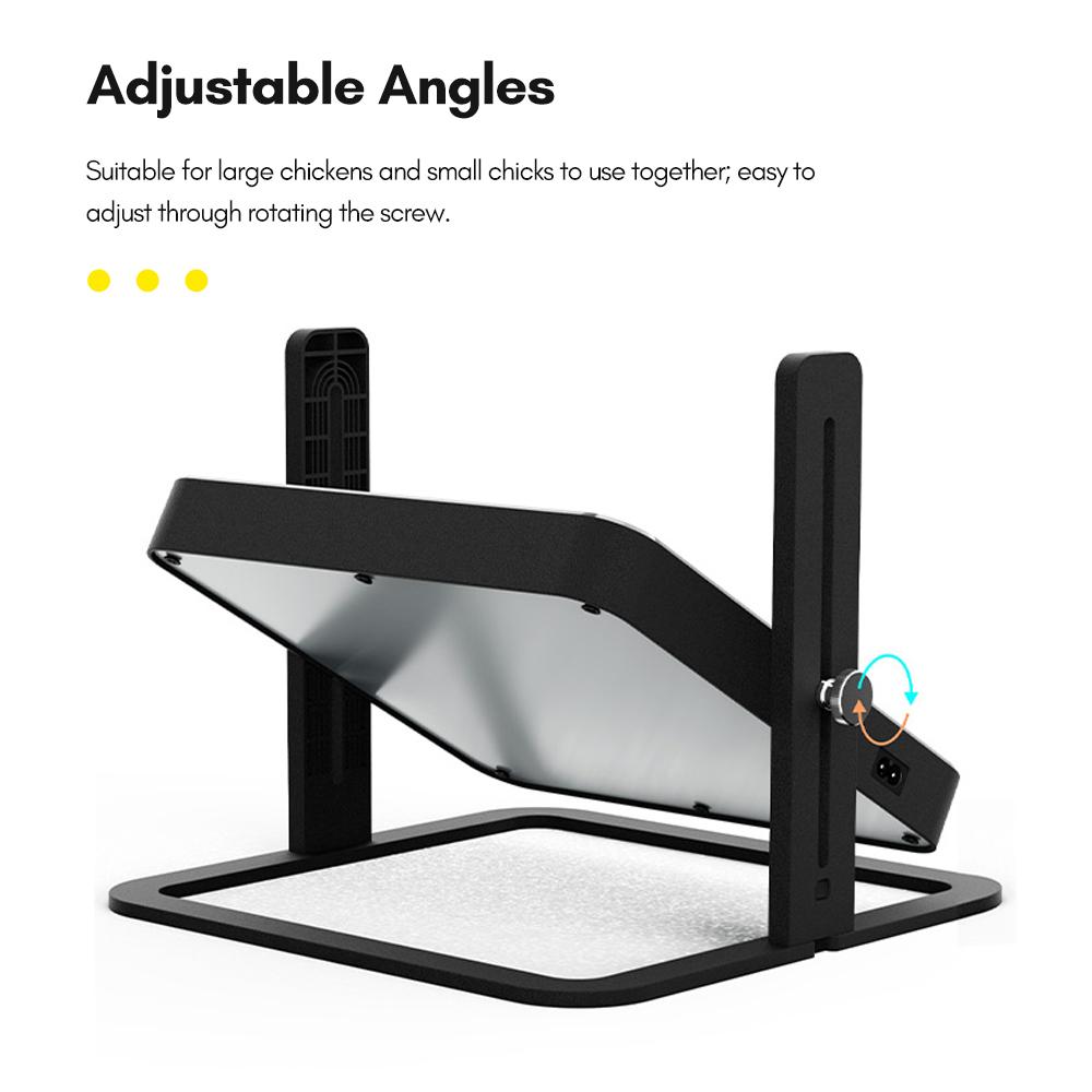 Брудер для курицы, нагревательная пластина, термо-брудер для птицы с регулируемыми углами наклона по высоте для новичков