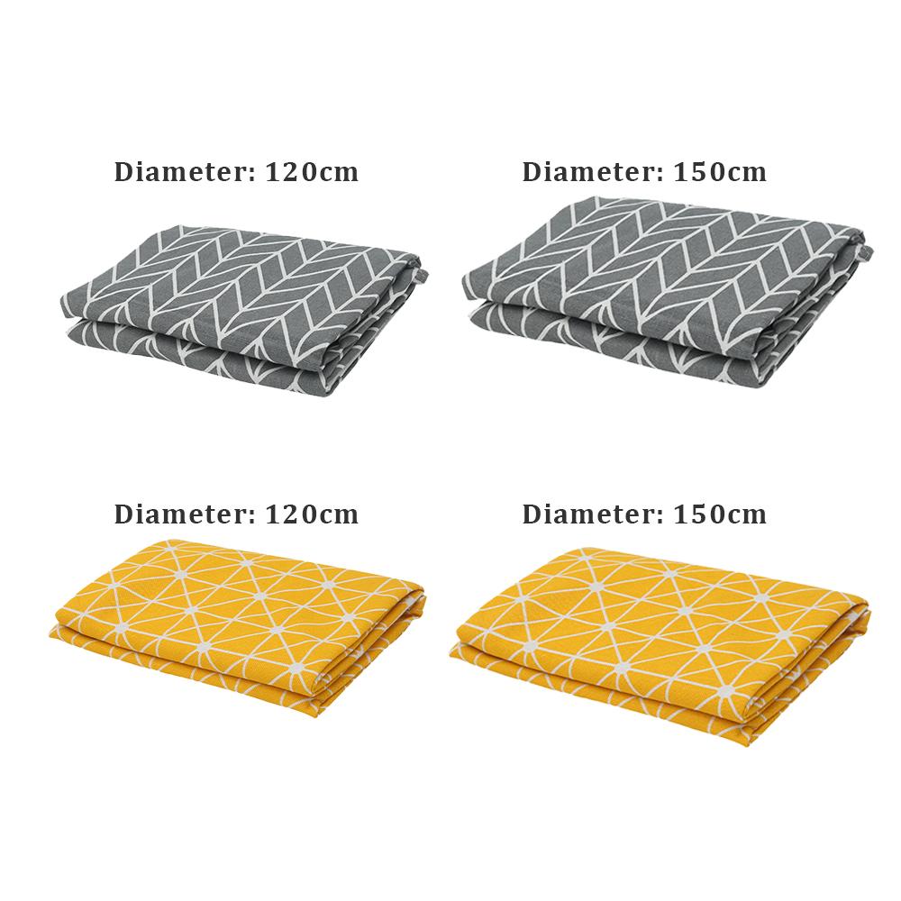 Скатерть круглая скандинавская, хлопок, лен, моющаяся, для банкета в отеле, скатерть для свадебной вечеринки, рождественского стола, для дома, декабря