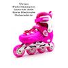 Профессиональные регулируемые коньки для детей и взрослых с силиконовыми колесами и подсветкой