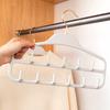 Многофункциональная вешалка для брюк, нескользящая, экономящая место, для юбок, джинсов, шарфов, органайзер для хранения вещей в шкафу