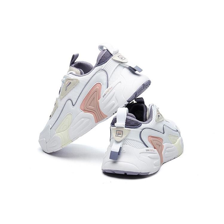 FILA Vorte Vortex Textile, Synthetic Leather Low top Vintage Basketball Shoes Women's FILA White F12W111234FPF