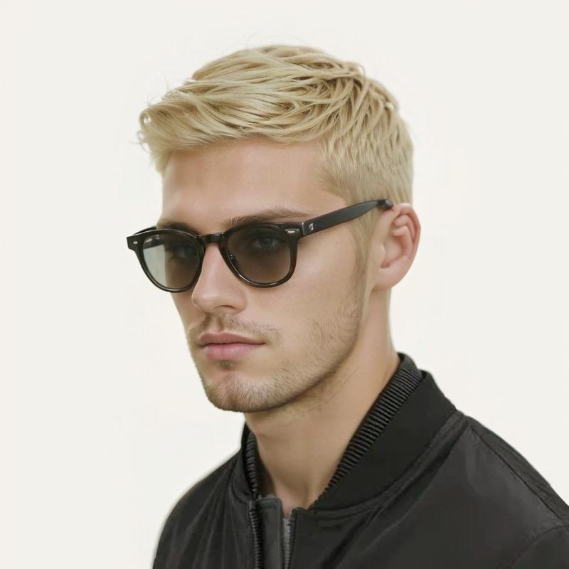 Мужской короткий черный синтетический парик европейского и американского стиля, естественный вид, пышный, на розовой сетке