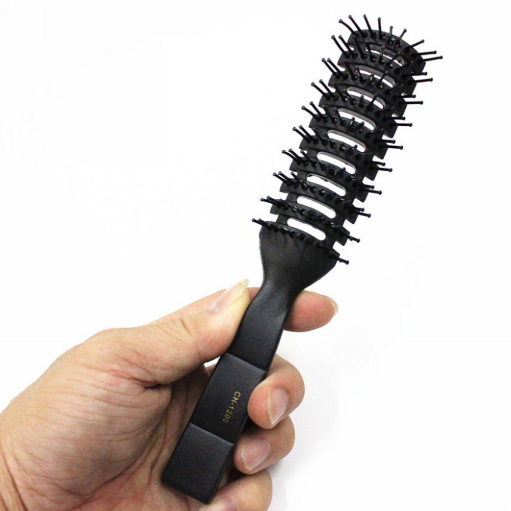 Detangling Professional Plastic Curl Hair Brush Salon Styling Tool Wide Tooth Comb Hairdressing