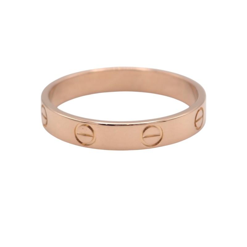 CARTIER  B4085260 #19(JP Size) ring K18 Pink Gold mens