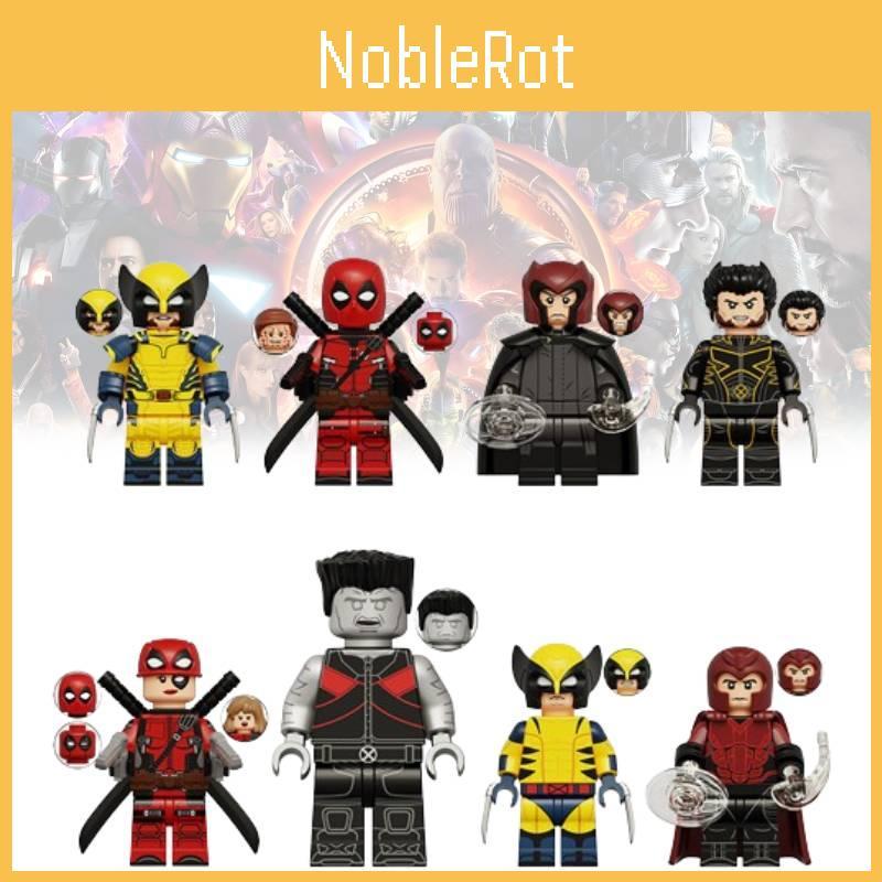 Kt1076 Wolverine Deadpool Magneto Strongman Building Block Figurines For Creative Play And Imaginative Fun