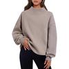 2025 European & American Women's Round Neck Long Sleeve Casual Pullover Sweatshirt for Autumn & Winter