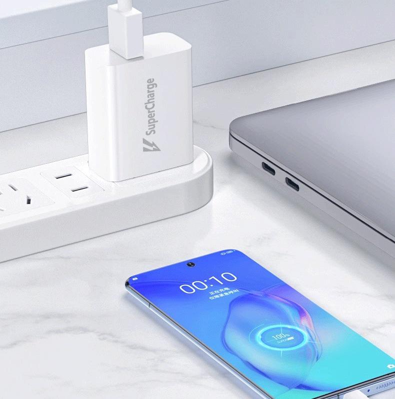 Высокоскоростной зарядный блок для телефонов Vivo X30/X50/X60 Pro/80, S7e/S9e и ZW1XiQ