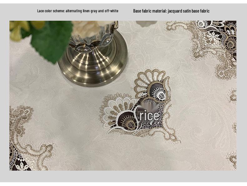 Европейская прямоугольная салфетка на кофейный столик – кружевная скатерть в западном и китайском стиле