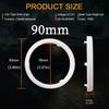 2pcs RGB Angel Eye LED,Daytime Running Headlight Light with APP Control Multiple Light colors Synchronized to Music.60MM-120MM,