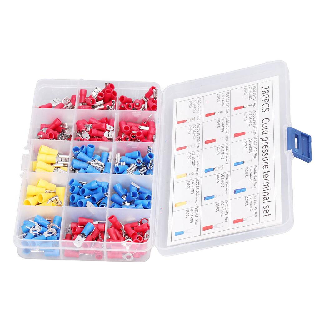 Изолированная электрическая клемма вилка кольцо лопастного типа быстроразъемный проводной соединитель ассортимент