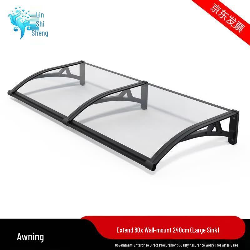Outdoor Aluminum Polycarbonate Rain Shelter
