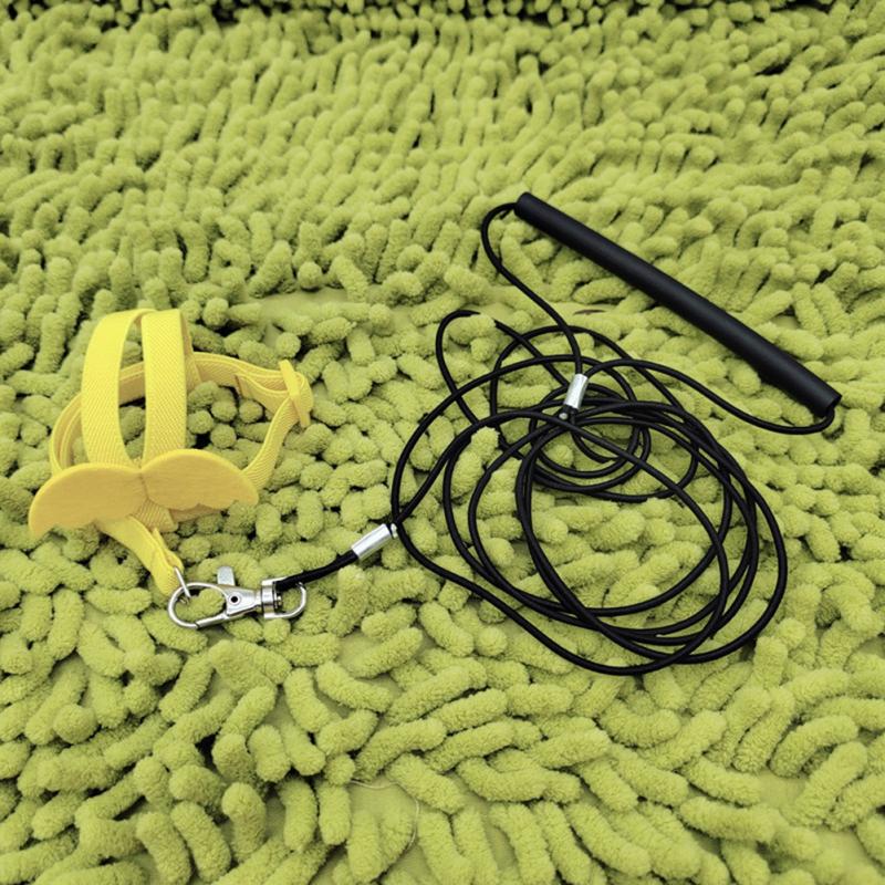 Регулируемый сверхлегкий поводок с удобной ручкой для полета попугая и птицы