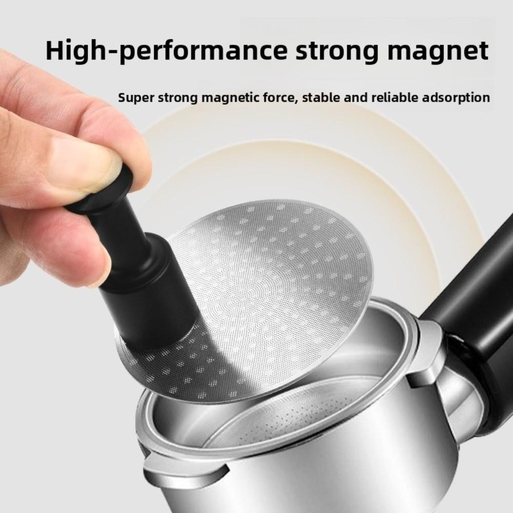Magnetic Coffee Puck Screen Suction Press Type Retractable Magnetic Attractor  Cafe Supplies